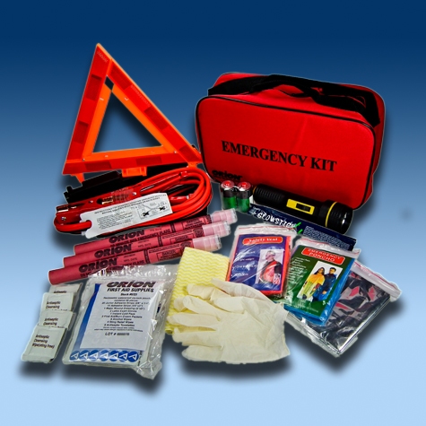 Item #8901, Deluxe Roadside Emergency Kit - Orion Safety