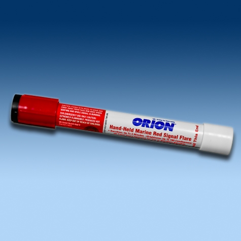 Item #901, Locator Marine Red Handheld Flare, Bulk - Orion Safety