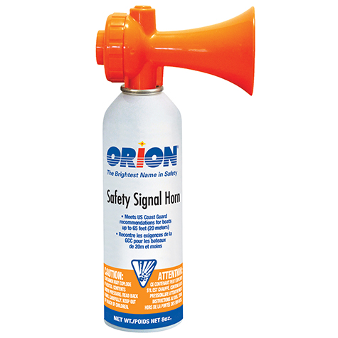 Item #509, Safety Air Horn, 8 oz - Orion Safety