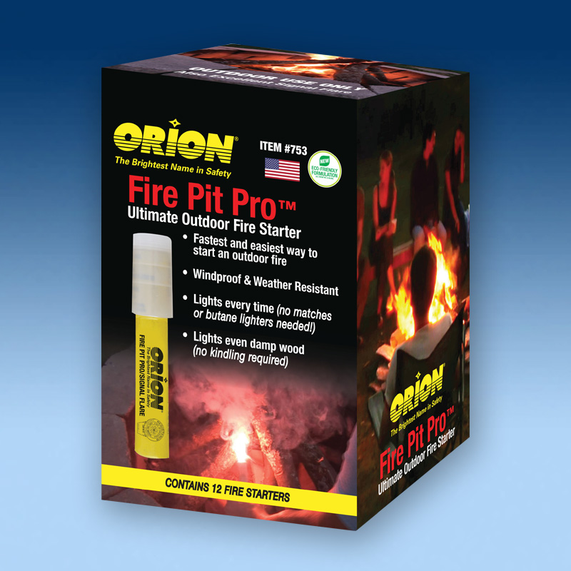 Item #753, 12-Pack Fire Pit Pro™, 4-Ct - Orion Safety
