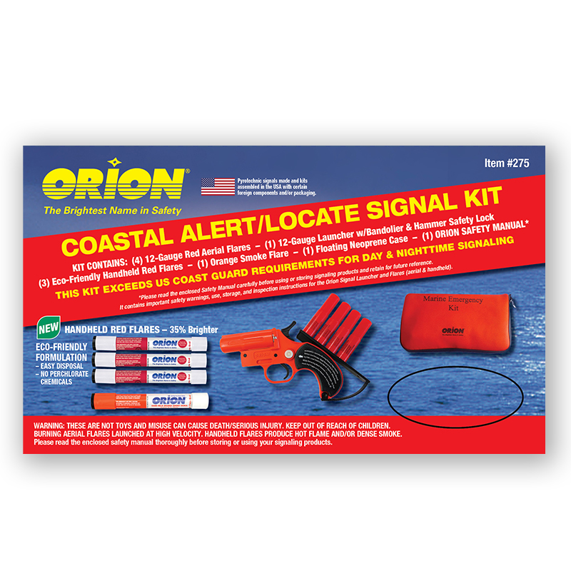 Coastal Alert/Locate Signal Kit in Neoprene Floating Case