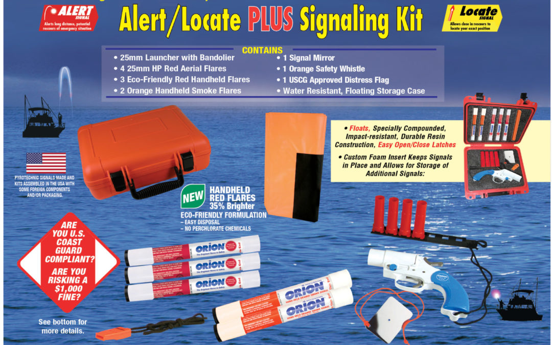 Item #211 Offshore Alert Signal Kit with Hard Floating Case